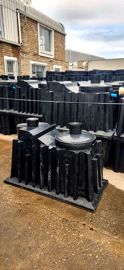 Bio-Separator units moulded from Fenix material