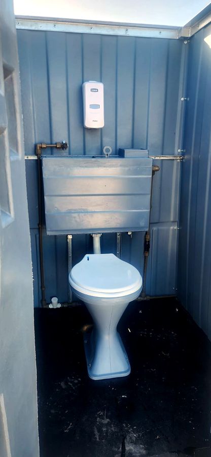 Demand Flush Cistern installed in an ablution unit
