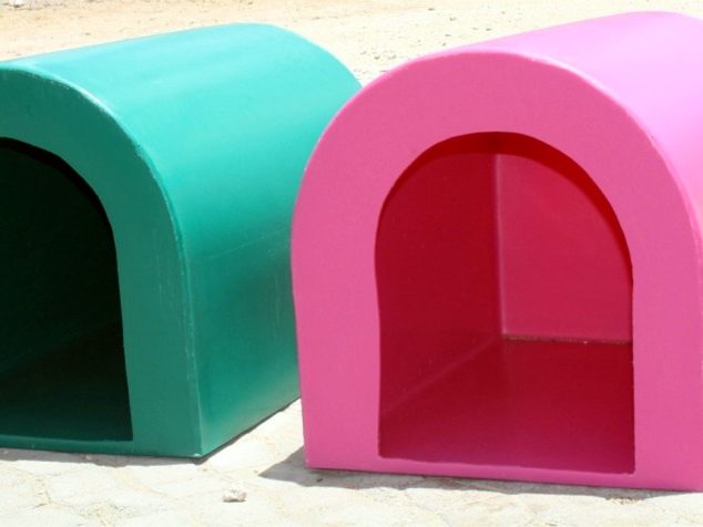 Dog kennels moulded from Fenix RotoPowder