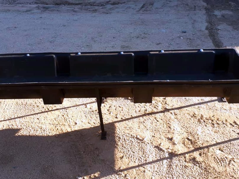 Feed troughs moulded from Fenix RotoPowder